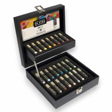 Additional picture of Sennelier Mini Oil Stick Set of 24 in Black Wooden Box