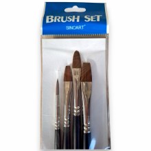 Additional picture of Taklon Synthetic LH Brush Set