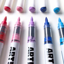 Additional picture of Artifex Soft Brush Acrylic Markers - Basic Colours 12 pcs