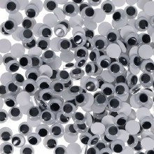 Additional picture of Tub 800 Self Adhesive Goggly Eyes - 12mm