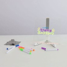 Additional picture of Acrylic LED Notice Board 20x20cm