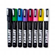 Additional picture of Artifex Acrylic Paint Markers Set of 8 Classic 5-6mm