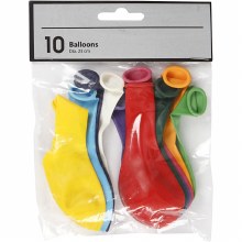 Additional picture of Balloons Assorted 23cm 10 pack