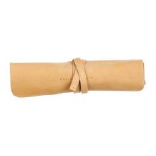Additional picture of Flying Spirit Leather Pencil Case Roll Beige - (Empty)