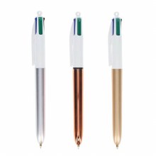 Additional picture of BIC 4 Colour Biro Metallic - each