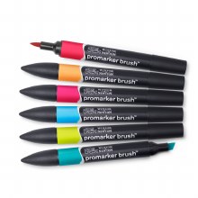 Additional picture of Promarker BRUSH - Mid Tones Set 6's