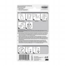 Additional picture of Command Mini Clear Hooks with Clear Strips 17006CLR