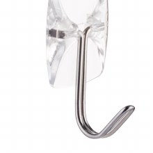 Additional picture of Command Small Clear Wire Hooks with Clear Strips 17067CLR