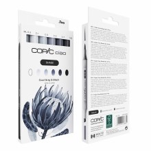 Additional picture of Copic Ciao SHADE Set - Cool Gray & Black 6 pcs