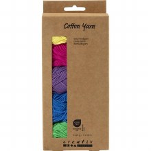 Additional picture of Cotton Yarn Colourful 5x20g