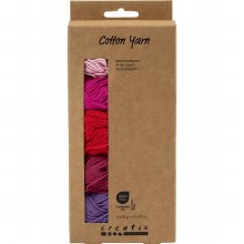 Additional picture of Cotton Yarn Purple/Pink 5x20g