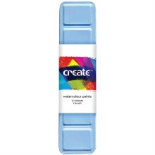 Additional picture of Create Watercolour 12 Paint Tin + Free Brush
