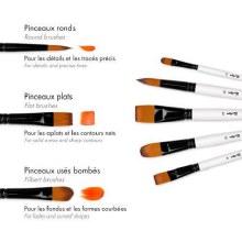 Additional picture of Darwi Set of 5 Large Brushes