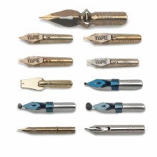 Additional picture of Manuscript Dip Pen Student Artist Nib & Pen Holder Set in Selection Box