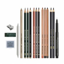 Additional picture of Faber-Castell Discovery Set - Dry Mediums