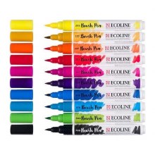 Additional picture of Ecoline Brush Pen - Primary Set of 10