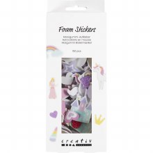 Additional picture of Foam Stickers 150 - Heart, Princess, Unicorn
