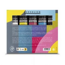Additional picture of Sennelier Gouache Primary Colour Set 5x21ml