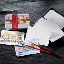 Additional picture of Hahnemuhle Watercolour Postcard Tin - Rough