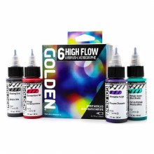 Additional picture of Golden High Flow Airbrush Set of 6