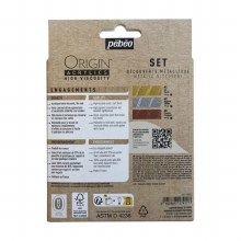 Additional picture of Pebeo Origin Acrylic Metallic Discovery Set