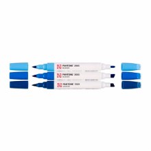 Additional picture of Talens | Pantone marker set 3x Blue  - *1 week extra lead time*