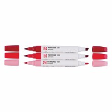 Additional picture of Talens | Pantone marker set 3x Red - *1 week extra lead time*