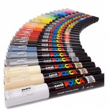 Additional picture of Posca PC-1M Set of 16 - Standard Colours