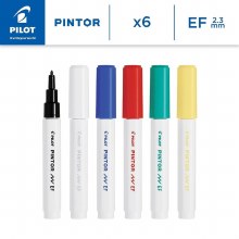 Additional picture of Pintor Extra Fine Tip Paint Marker Set 6 - Classic