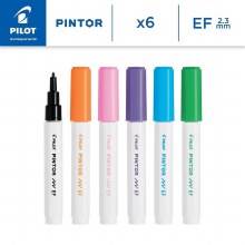 Additional picture of Pintor Extra Fine Tip Paint Marker Set 6 - Creative
