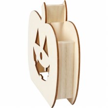 Additional picture of Pumpkin Head - Wood 13cm