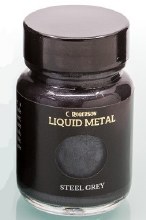 Additional picture of Roberson Liquid Metal Steel Grey 30ml