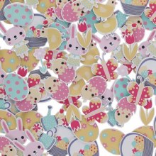 Additional picture of Self-Adhesive Foam Stickers Easter 48g