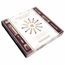 Additional picture of Sennelier Oil Pastels - Set of 12 + Pad