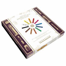 Additional picture of Sennelier Soft Pastels - Set of 12 + Pastel Card Pad
