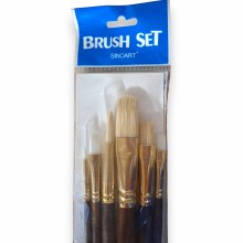 Additional picture of Golden ferrule LH Brush Set 6