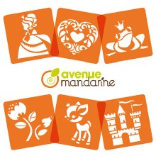 Additional picture of Stencils - Set of 6 Princess