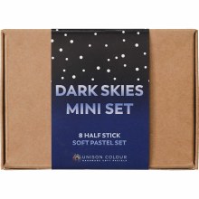 Additional picture of Unison Pastel Set of 8 Half Sticks - Dark Skies