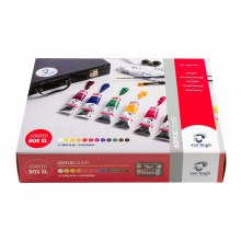 Additional picture of Van Gogh Acrylic colour starter box XL - 12 x 40 ml + accessories