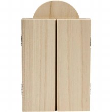 Additional picture of Wooden Icon Plate w/hinges