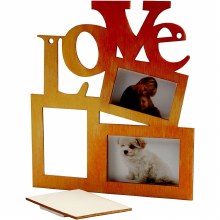 Additional picture of Wooden Love Frame