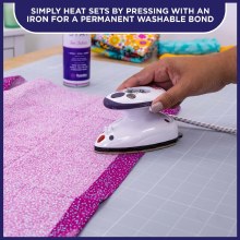 Additional picture of Crafters Companion Stick and Stay Adhesive For Fabric - Permanent