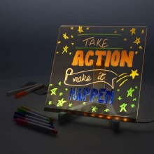 Additional picture of Acrylic LED Notice Board 20x20cm
