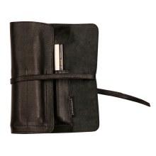 Additional picture of Flying Spirit Black Leather Pencil Case Roll