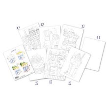 Additional picture of Clairefontaine Aquapad Pre-drawn A5 300gsm