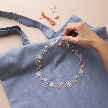 Additional picture of Craft Kit Embroidery - Tote Bag