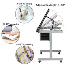 Additional picture of Evans Drawing Table Glass