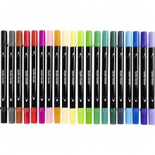 Additional picture of Fabric/Textile Marker Set of 20 Twin Tips