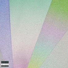 Additional picture of First Edition 6x6 Glittered Paper Pad Pastel Ombre