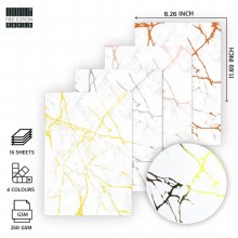 Additional picture of First Edition A4 Foiled Paper Pad White